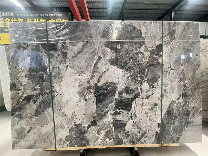 Panda Grey Marble Slabs