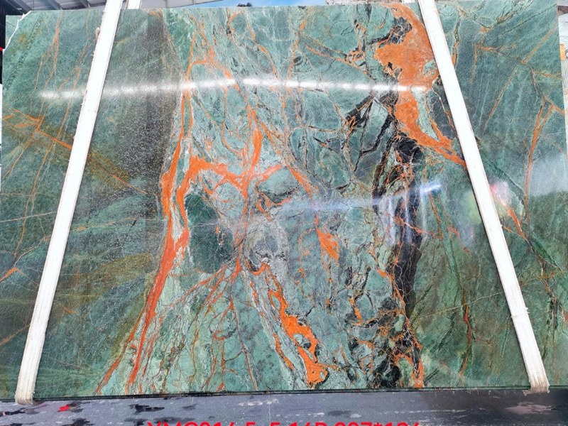 Rainforest Green Quartzite Countertop
