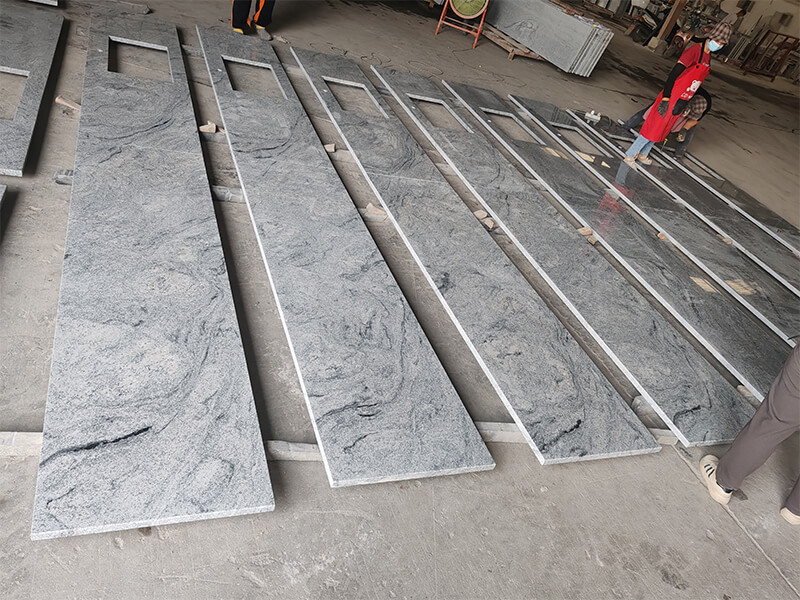 Viscount White Granite Kitchen Countertops