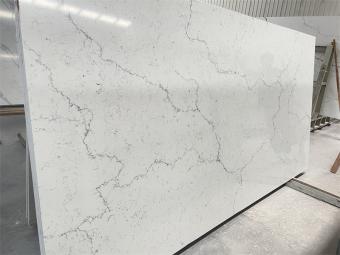 White Attica Quartz Slab