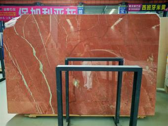 Coral Red Marble Slabs