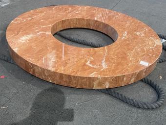 Rosso Alicante Circle Table
