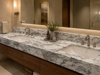 Arabescato Corchia Marble Hotel Vanity Top
