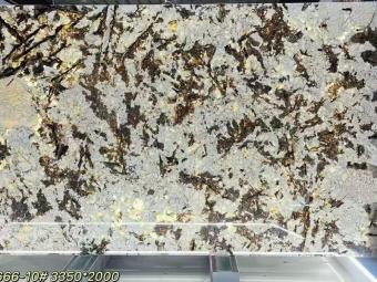 Backlit Patagonia Blue Granite Slabs