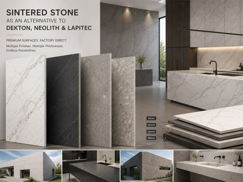 الحجر الملبد كبديل لـ Dekton وNeolith وLapitec
