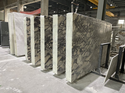 Calacatta Viola Marble Project: Block Selection, Cutting and Cost Control