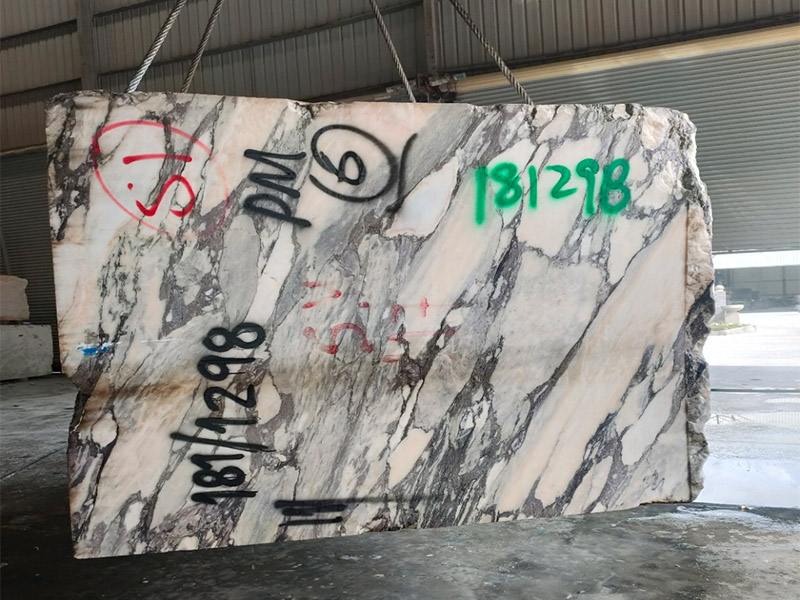 Calacatta Viola Marble Project: Block Selection, Cutting and Cost Control
